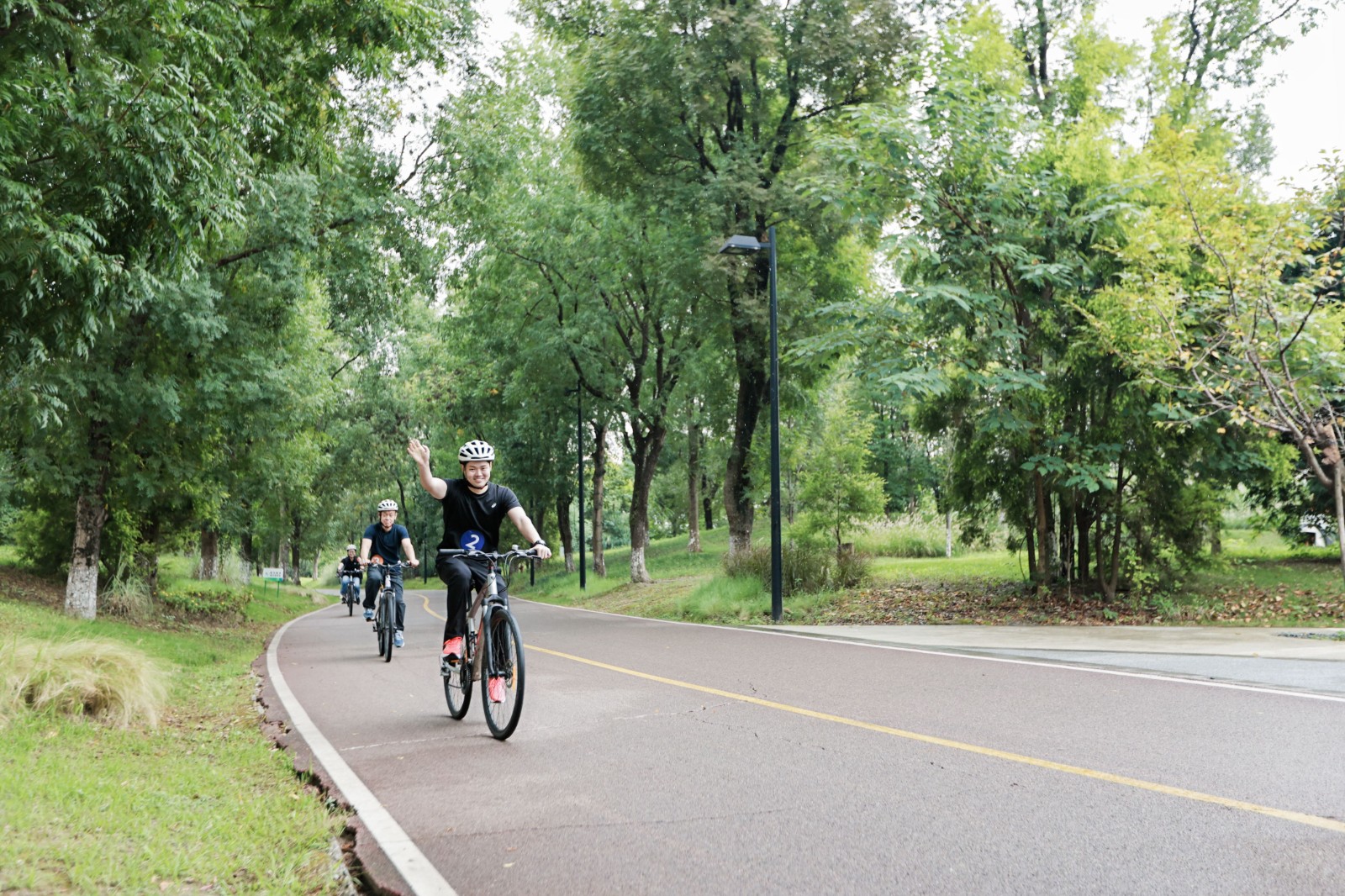 長距離サイクルチャレンジの様子